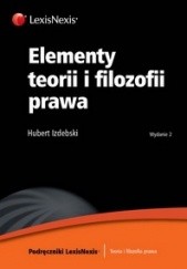 Okładka książki Elementy teorii i filozofii prawa Hubert Izdebski