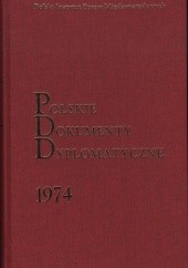 Okładka książki Polskie Dokumenty Dyplomatyczne 1974 Aleksander Kochański, Mikołaj Morzycki-Markowski