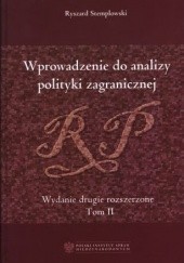 Okładka książki Wprowadzenie do analizy polityki zagranicznej RP. Tom II - Aneksy Ryszard Stemplowski