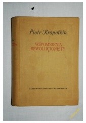 Okładka książki Wspomnienia rewolucjonisty Piotr Kropotkin