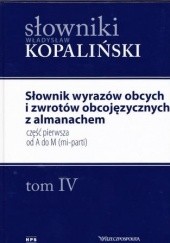 Słownik wyrazów obcych i zwrotów obcojęzycznych z almanachem cz. 1