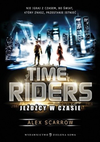 Okładki książek z cyklu Time Riders