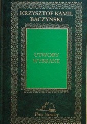Okładka książki Utwory wybrane Krzysztof Kamil Baczyński