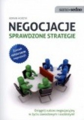 Okładka książki Negocjacje. Sprawdzone strategie Adrian Horzyk