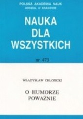 Okładka książki O humorze poważnie Władysław Chłopicki