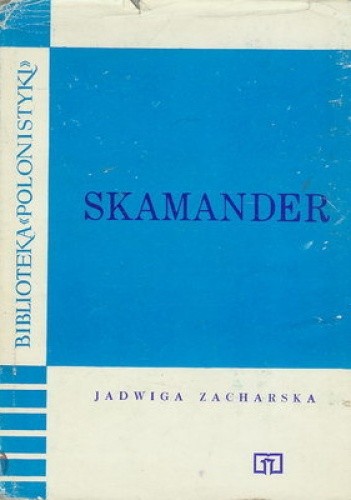 Okładka książki Skamander Jadwiga Zacharska