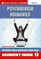 Okładka książki Psychologia Osiągnięć Sebastian Schabowski