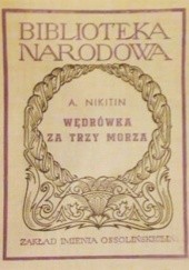 Okładka książki Wędrówka za trzy morza Afanasij Nikitin