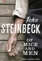 Okładka książki Of mice and men John Steinbeck