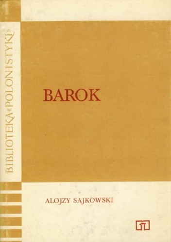 Okładka książki Barok Alojzy Sajkowski