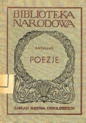 Okładka książki Poezje Katullus