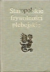 Okładka książki Staropolskie frywolności plebejskie