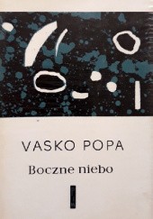 Okładka książki Boczne niebo Vasko Popa