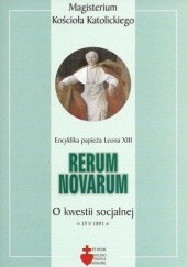 Okładka książki Rerum Novarum. O kwestii socjalnej Leon XIII