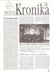 Okładka książki WSD Kronika, październik-grudzień 1993 bracia klerycy WSD OO. Franciszkanów