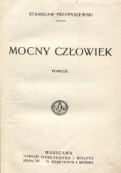 Okładka książki Mocny człowiek Stanisław Przybyszewski