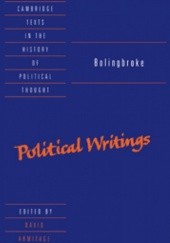 Okładka książki Political Writings Henry Bolingbroke