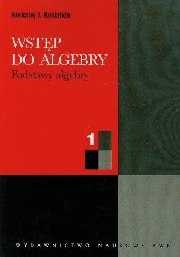 Okładki książek z cyklu Wstęp do algebry