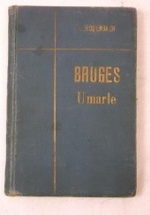 Okładka książki Bruges umarłe Georges Rodenbach