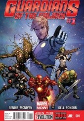 Okładka książki Guardians of the Galaxy Vol 3 #1 Brian Michael Bendis, Steve McNiven