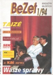 Okładka książki BeZet Magazyn Młodych 1/94 zespół BeZet-u