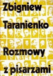 Okładka książki Rozmowy z pisarzami Zbigniew Taranienko