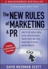 Okładka książki The New Rules of Marketing and PR David Meerman Scott