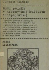 Okładka książki Myśl polska w nowożytnej kulturze europejskiej Janusz Tazbir