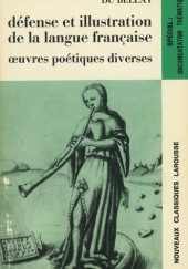 Okładka książki La défense et illustration de la langue française Joachim Du Bellay