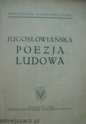 Okładka książki Jugosłowiańska poezja ludowa Juljusz Benešić