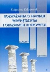 Okładka książki Rozważania o hand.wew. i obsza.rynk. Zbigniew Zakrzewski