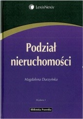 Okładka książki Podział nieruchomości Magdalena Durzyńska