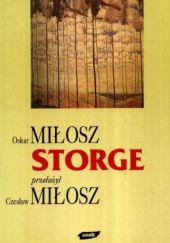 Okładka książki Storge Oskar Miłosz