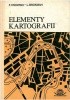 Okładka książki Elementy kartografii. Redagowanie i reprodukcja map Lech Brokman,&nbsp;Feliks Osowski