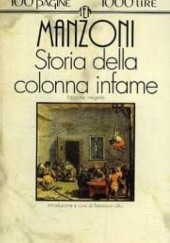 Okładka książki Storia della Colonna Infame Alessandro Manzoni