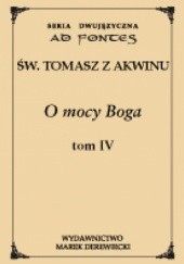 Okładka książki O mocy Boga t. IV