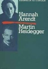 Okładka książki Hannah Arendt Martin Heidegger Elżbieta Ettinger