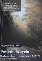 Okładka książki Powrót do życia Krzysztof Wons SDS