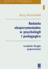 Badania eksperymentalne w psychologii i pedagogice