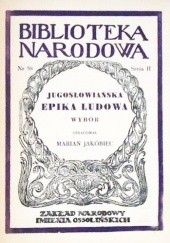 Okładka książki Jugosłowiańska epika ludowa Marian Jakóbiec
