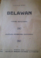 Okładka książki Belawan: Powieść współczesna Ludwig von Wohl