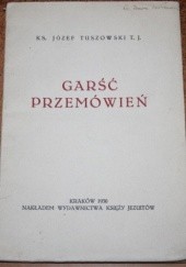 Okładka książki Garść przemówień Józef Tuszowski T.J.