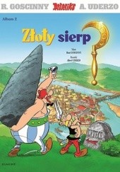 Okładka książki Asteriks. Złoty sierp René Goscinny, Albert Uderzo