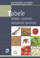 Okładka książki Tabele składu i wartości odżywczej żywności praca zbiorowa