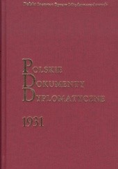 Okładka książki Polskie Dokumenty Dyplomatyczne 1931 Mariusz Wołos