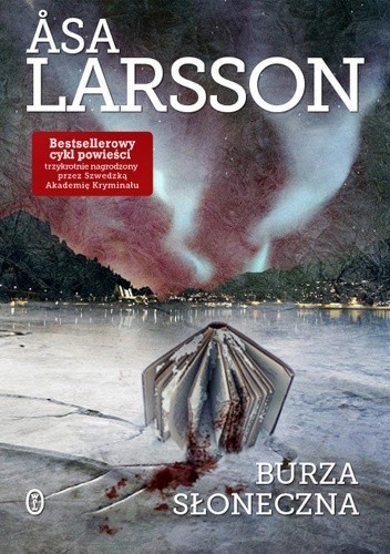 Okładka książki Burza słoneczna Åsa Larsson