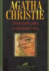 Okładka książki Zwierciadło pęka w odłamków stos Agatha Christie