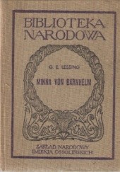 Okładka książki Minna von Barnhelm czyli Żołnierska dola Gotthold Ephraim Lessing