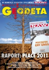 Okładka książki Geodeta. Magazyn geoinformacyjny, nr 3 (202)/2012