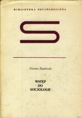 Okładka książki Wstęp do socjologii